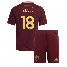 AS Roma Matias Soule #18 Hemmakläder Barn 2024-25 Kortärmad (+ Korta byxor)